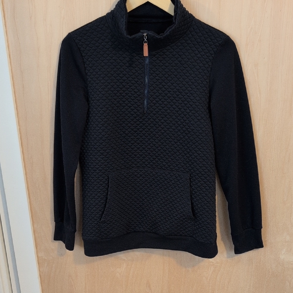 Quilted Pattern Lightweight Pullover - image 1